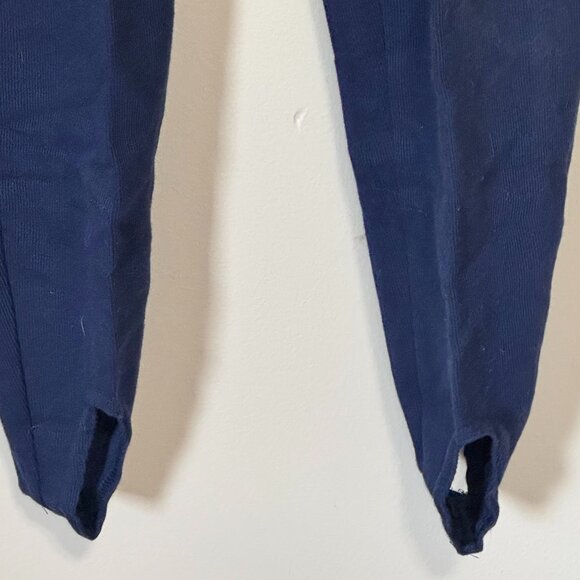 🔵 Vintage 1990s Annex Wear Navy Stirrup Pants – Women’s Small - Picture 1 of 5